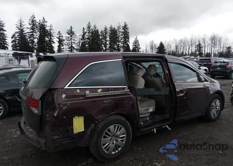 2014 Honda Odyssey Lx из США, поврежденный, VIN 5FNRL5H29EB036859